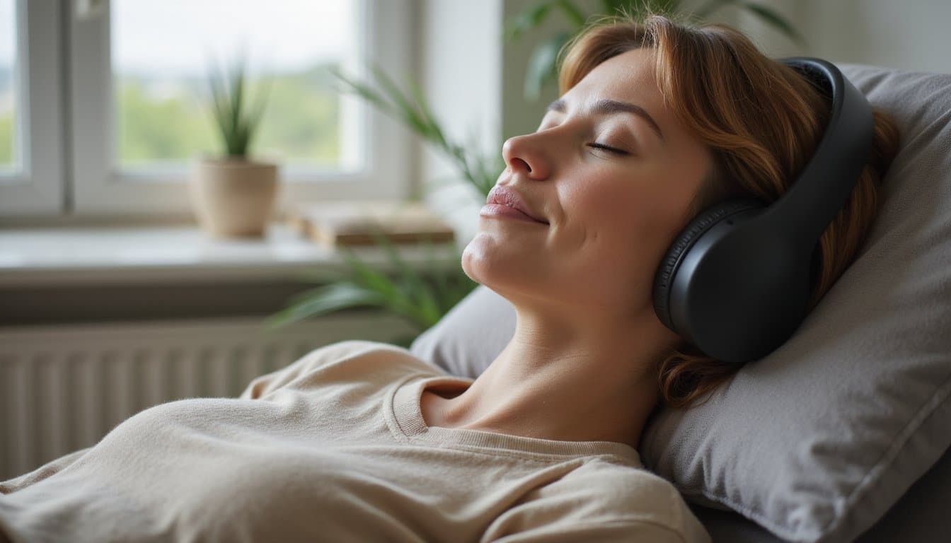 physiological calm through audio relaxation