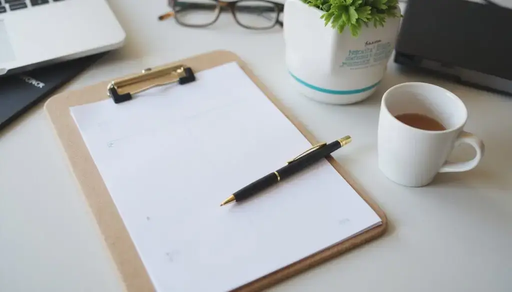 A pen resting on a notebook
