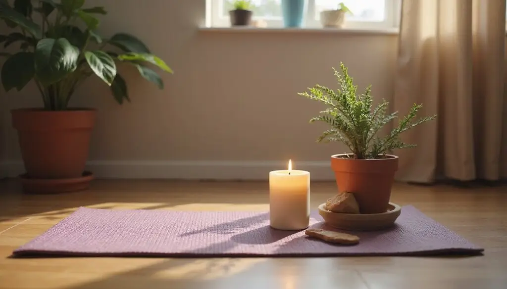 A calm setting of a therapeutic room