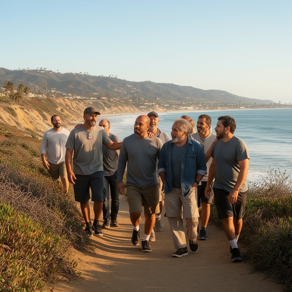 Support group meeting helping individuals transition after completing fentanyl detox treatment.