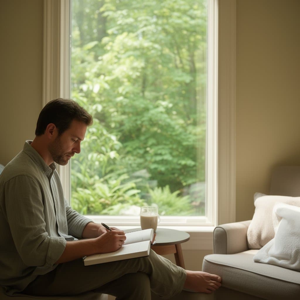 Therapist listening carefully to a client discussing challenges during fentanyl detox treatment.