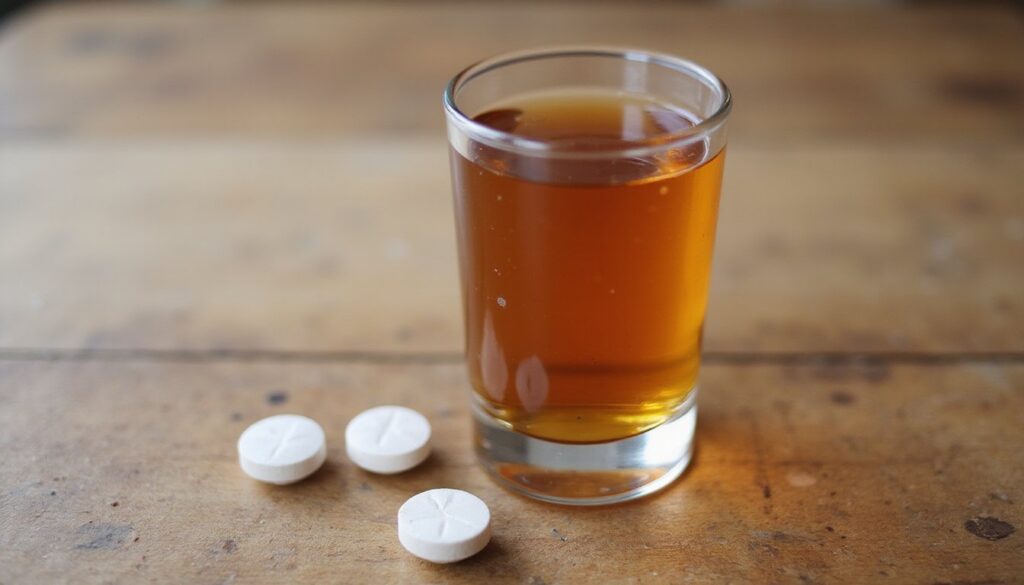 alcohol and prednisone caution