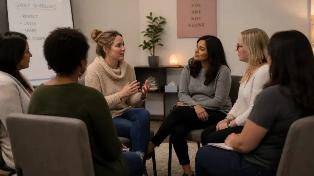 client led experiential therapy session